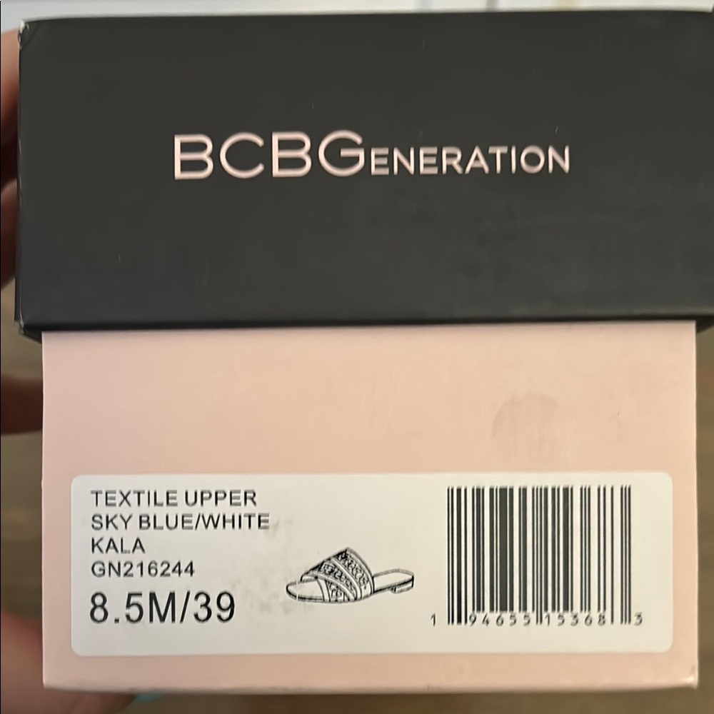 Bcbgeneration Blue Slide Sandals - image 3